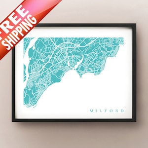 Milford, CT Map Print