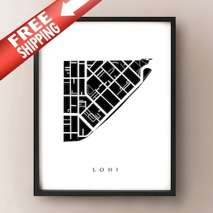 LoHi, Denver - Lower Highlands Neighborhood Art Print