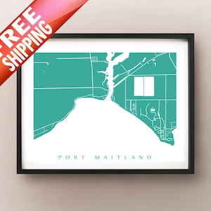 Port Maitland (Ontario) Imprimer la carte