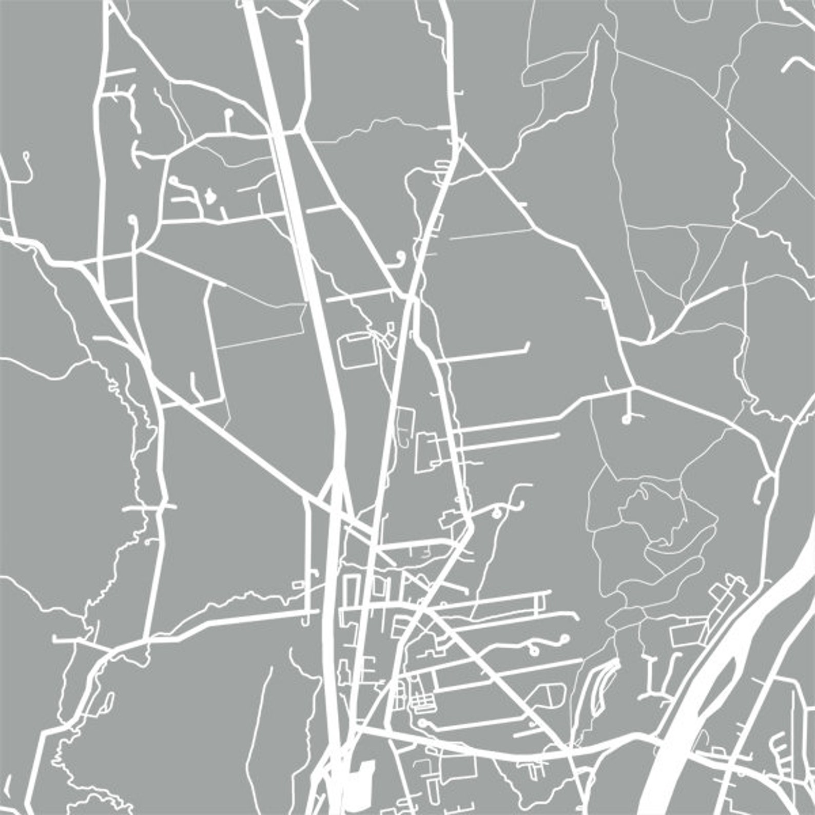 Deerfield Massachusetts Map Print Etsy UK