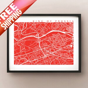 Roi de Prusse, PA Carte - Pennsylvania Poster