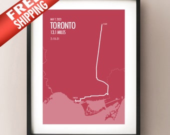 2023 Toronto Half-Marathon Print