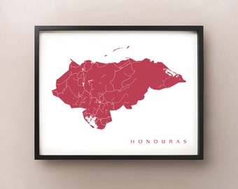 Honduras Map