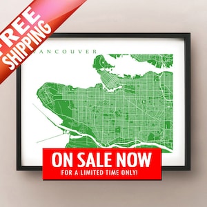 Vancouver Map Print image 1