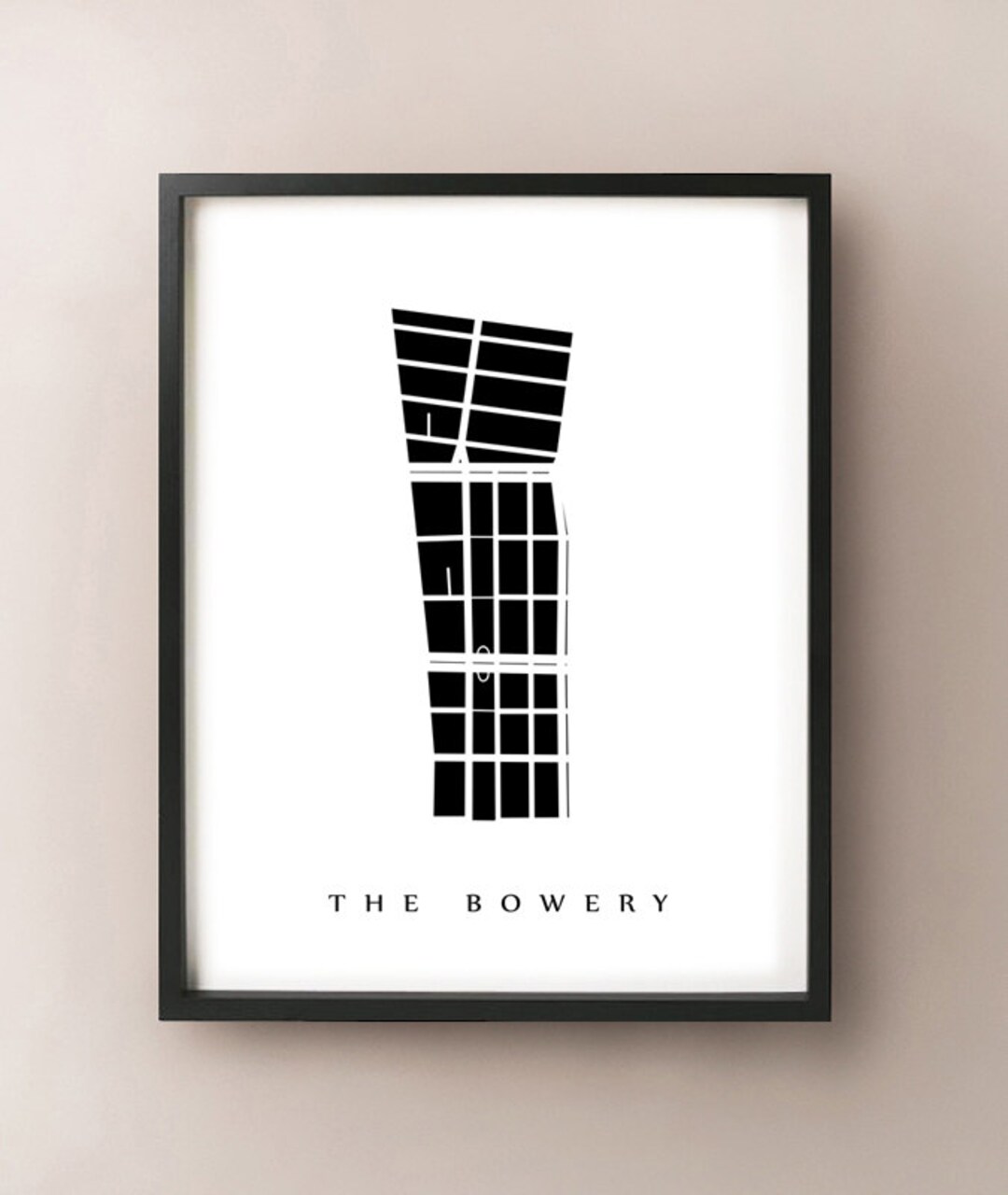 The Bowery Map Manhattan NYC Neighborhood Art Print Etsy The Bowery Map Manhattan NYC Neighborhood Art Print Etsy