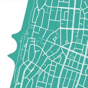 Netanya Map Print - Etsy