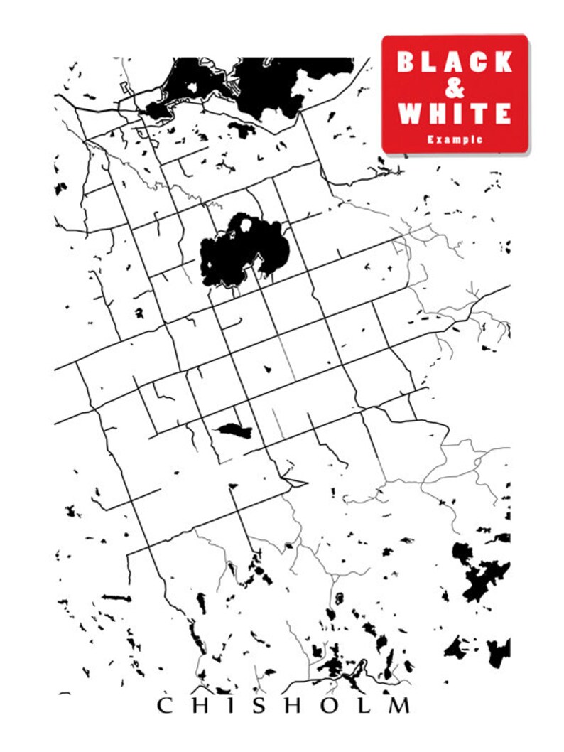 Chisholm, ON - Nipissing Map Print - Etsy