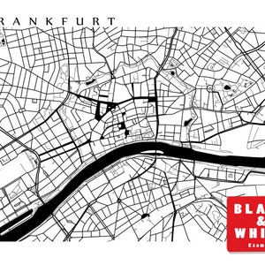 Frankfurt am Main Germany Map Art image 4