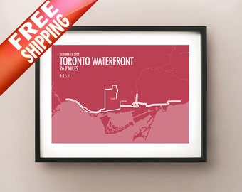 Toronto Waterfront Marathon Print 2023