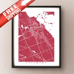 Petawawa, ON Map - Ontario poster art