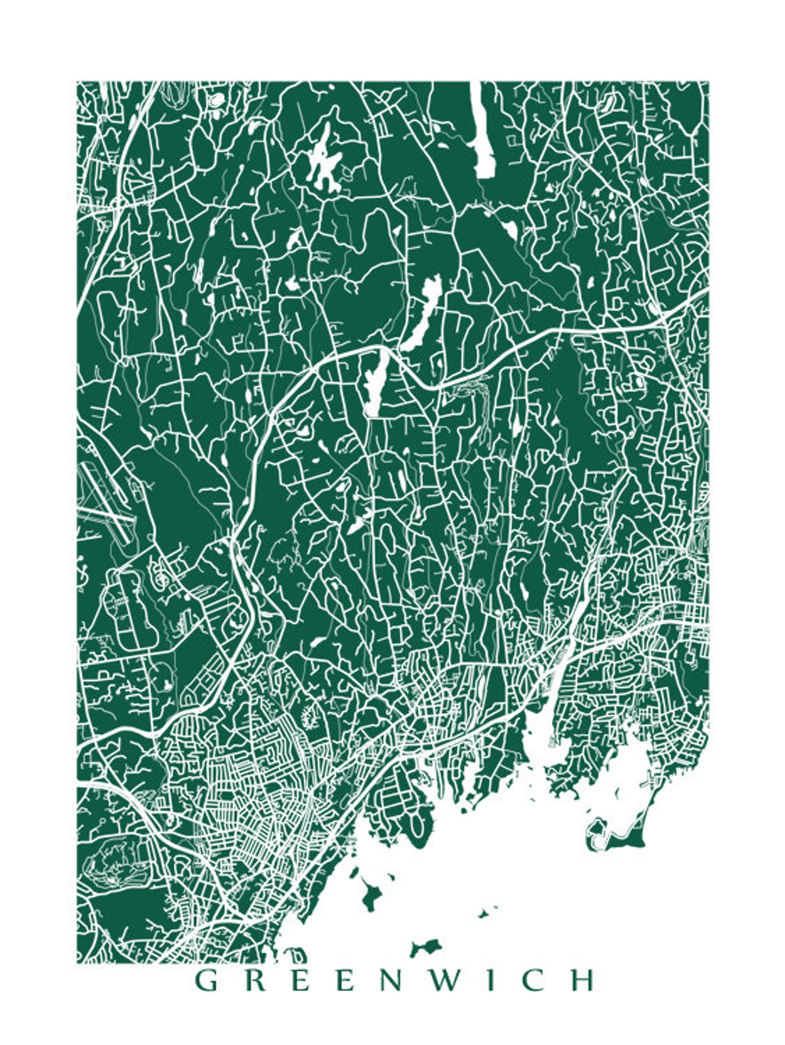 Map Of Greenwich Ct