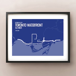 Toronto Waterfront Marathon Print 2015