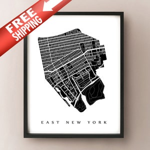 East New York, Brooklyn - Quartier de New York Impression artistique