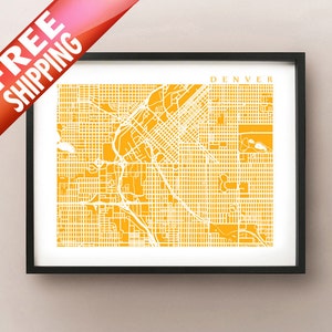 Denver Map Print