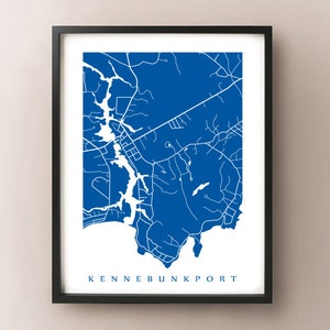 Kennebunkport, Maine Map Print - Etsy