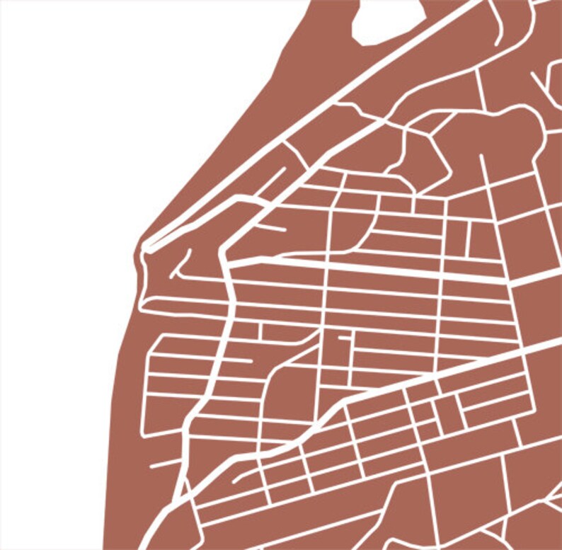 Sea Cliff Map Print Long Island New York Poster Etsy