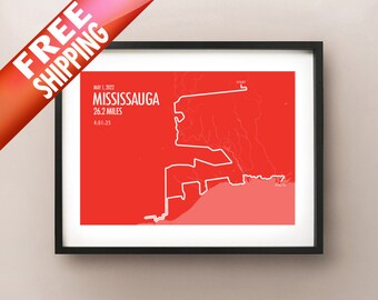 2022 Mississauga Marathon Print