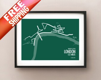 Demi-marathon london Landmarks 2018