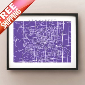Newmarket, ON Map Print