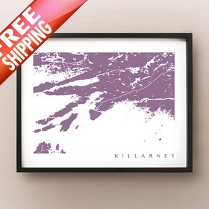 Killarney, Nord de l’Ontario Impression cartographique