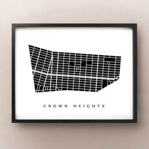 Crown Heights, Brooklyn - New York City Neighborhood Art Print