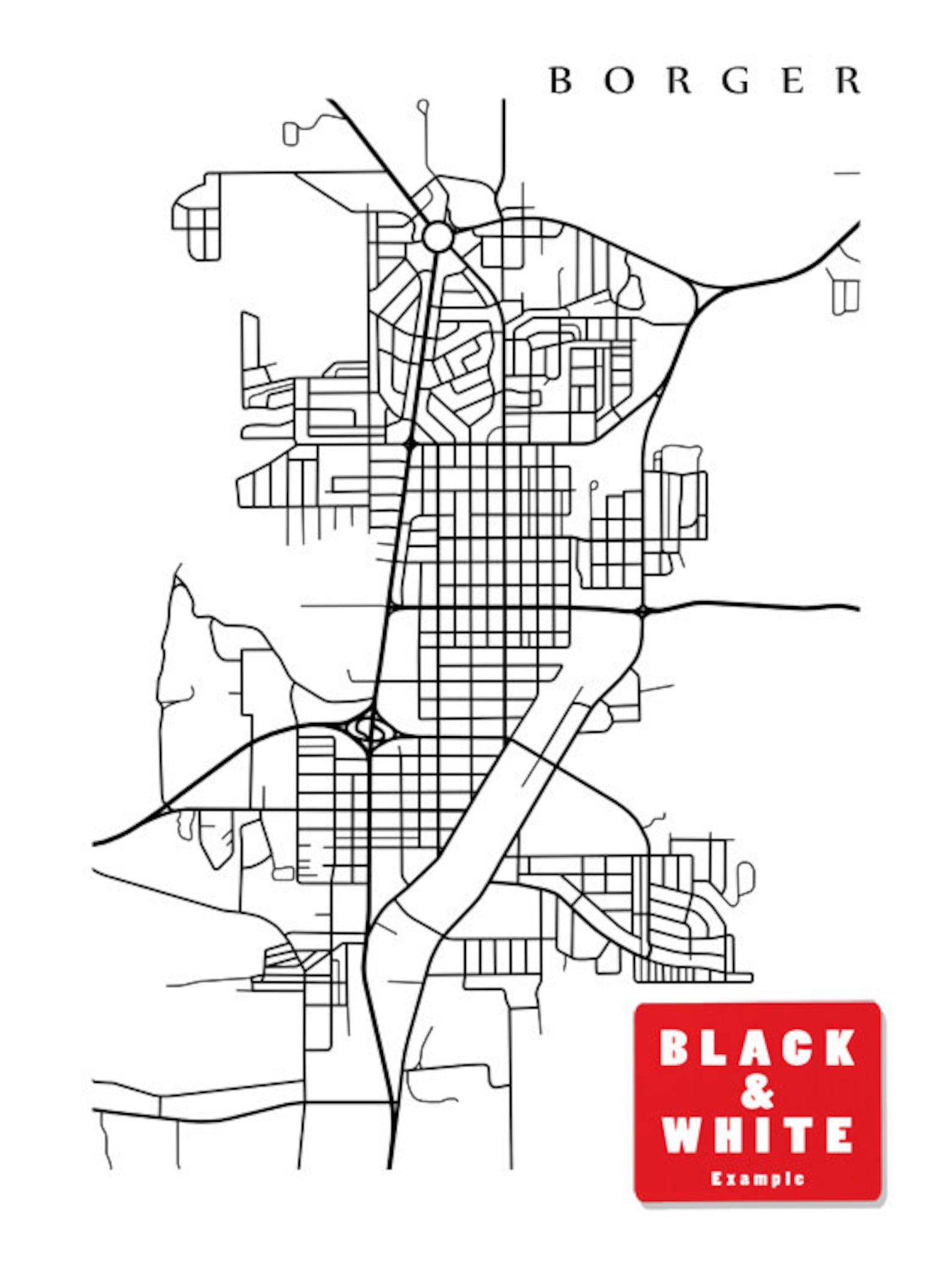 TX Map Print Texas Poster Etsy