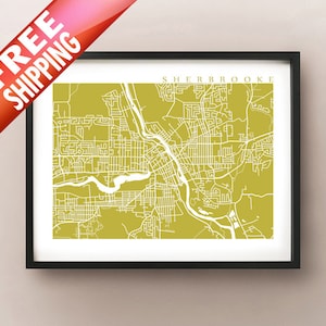 Sherbrooke Map Print