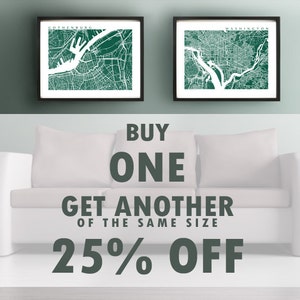Koop er een, ontvang 25% korting op een van dezelfde maat - BOGO-korting - Print in elke stijl, elke maat - Kaart kunstafdrukken
