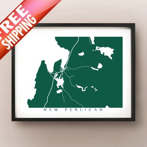 Nouvelle carte de Perlican, T.-N.-L. - Affiche terre-neuvien