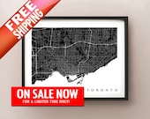 Toronto Map Print