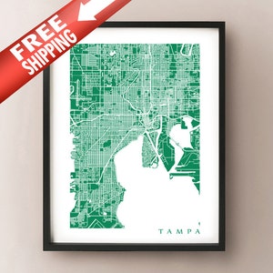 Impresión de mapas de Tampa