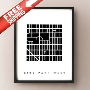 City Park West, Denver - Colorado Neighborhood Art Print