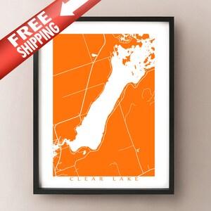 Clear Lake, ON - Peterborough County (Ontario) Carte Imprimer