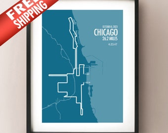 Chicago Marathon Print 2023