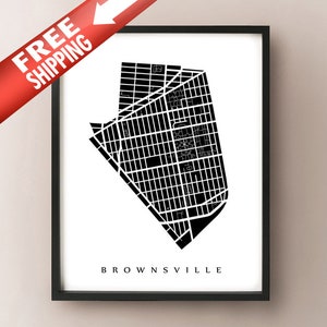 Brownsville, Brooklyn - New York City Neighborhood Art Print