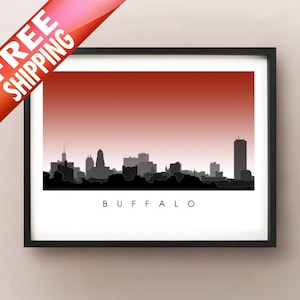 Buffalo Skyline - New York Cityscape