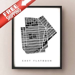East Flatbush, Brooklyn - New York City Neighborhood Art Print