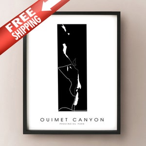 Ouimet Canyon Provincial Park - Northern Ontario Map Print