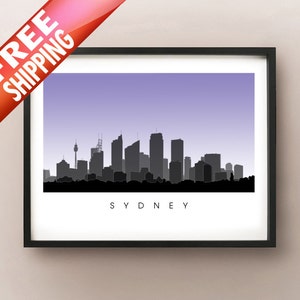 Sydney Skyline - Impresión de póster en Australia
