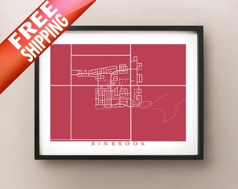 BinBrook, ON Map - Karte von Hammond, Ontario