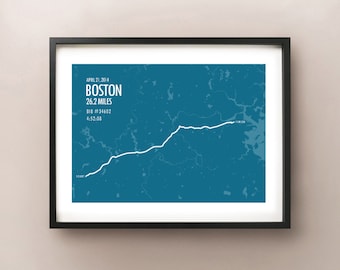 Boston Marathon Print 2014
