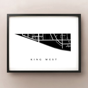 Carte de King West - Toronto Neighbourhood Art Print