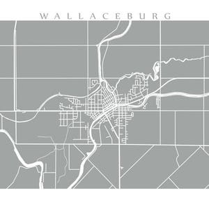 Wallaceburg, ON Map Canada Wall Art Chatham-Kent, Ontario image 3