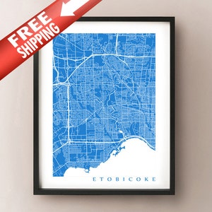 Etobicoke Karte Drucken