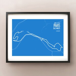 Paris Marathon Print 2015
