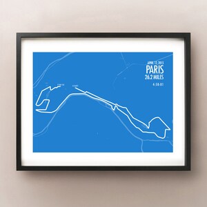 Paris Marathon Print 2015 image 1