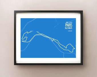 Paris Marathon Print 2015