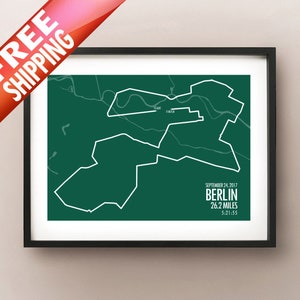 Berlin Marathon Print 2017 - VENTE LIMITÉE - Livraison gratuite!