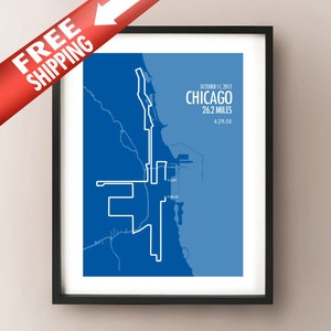 Chicago Marathon Print 2015