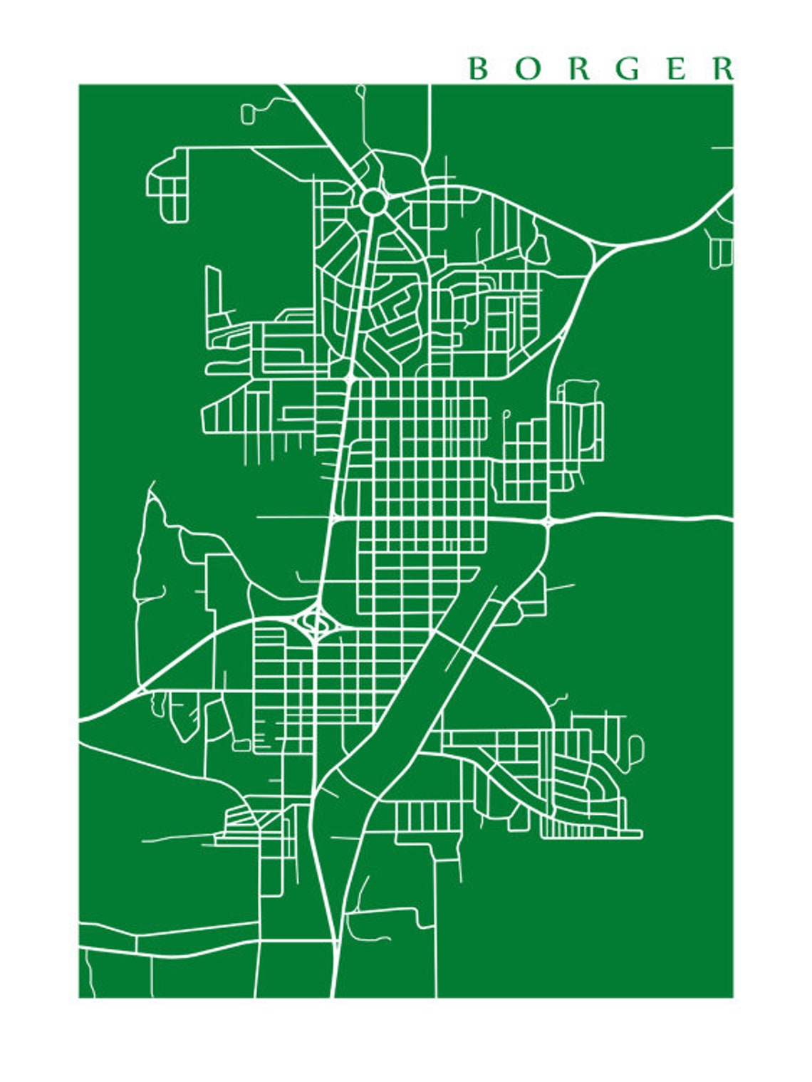 TX Map Print Texas Poster Etsy